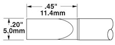Solder Tip, Smart Heat PowerTips, STTC-065Metcal  